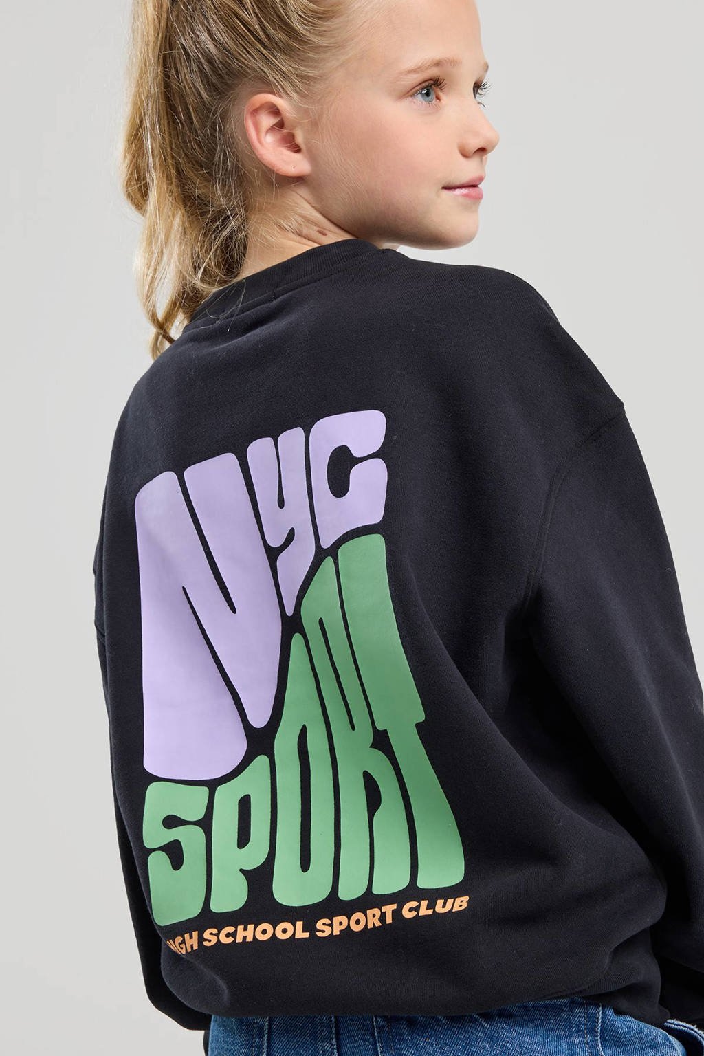 America Today sweater zwart