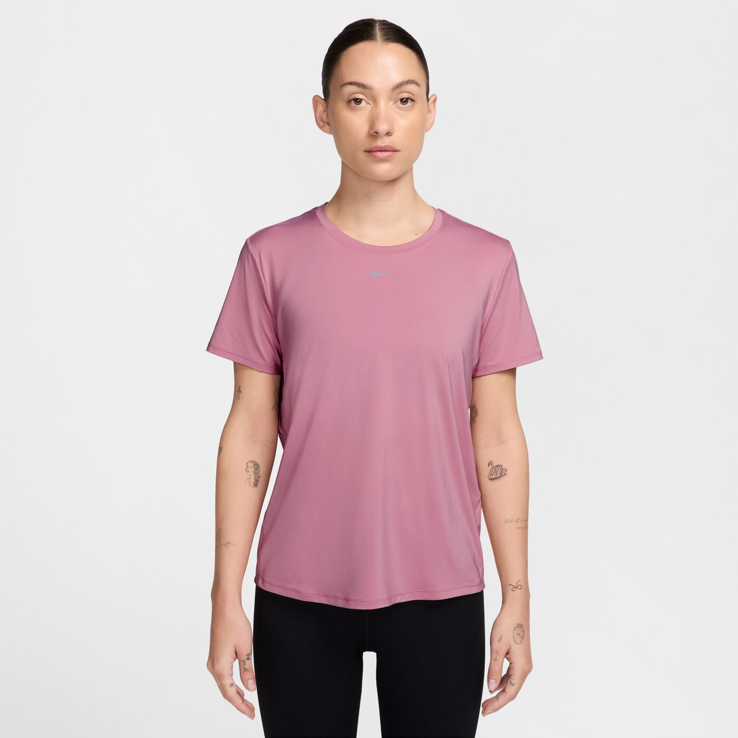 Nike One Dri-Fit T-shirt Femmes - Pink , Noir