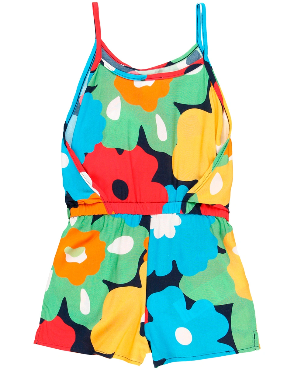 Jumpsuit BIG FLOWERS in bunt