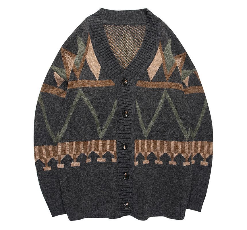 WidoWilder - Argyle vest met V-hals