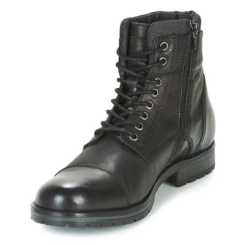 Jack & Jones - ALBANY LEATHER - Noir