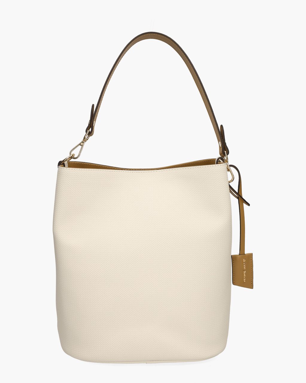 Carol J. By Gianni Notaro 539 Off-White/Cognac Tas