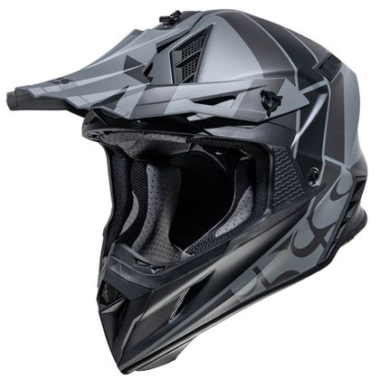 Casque cross IXS 189 2.0 GREY MATT/BLACK 2022 - Gris / Noir