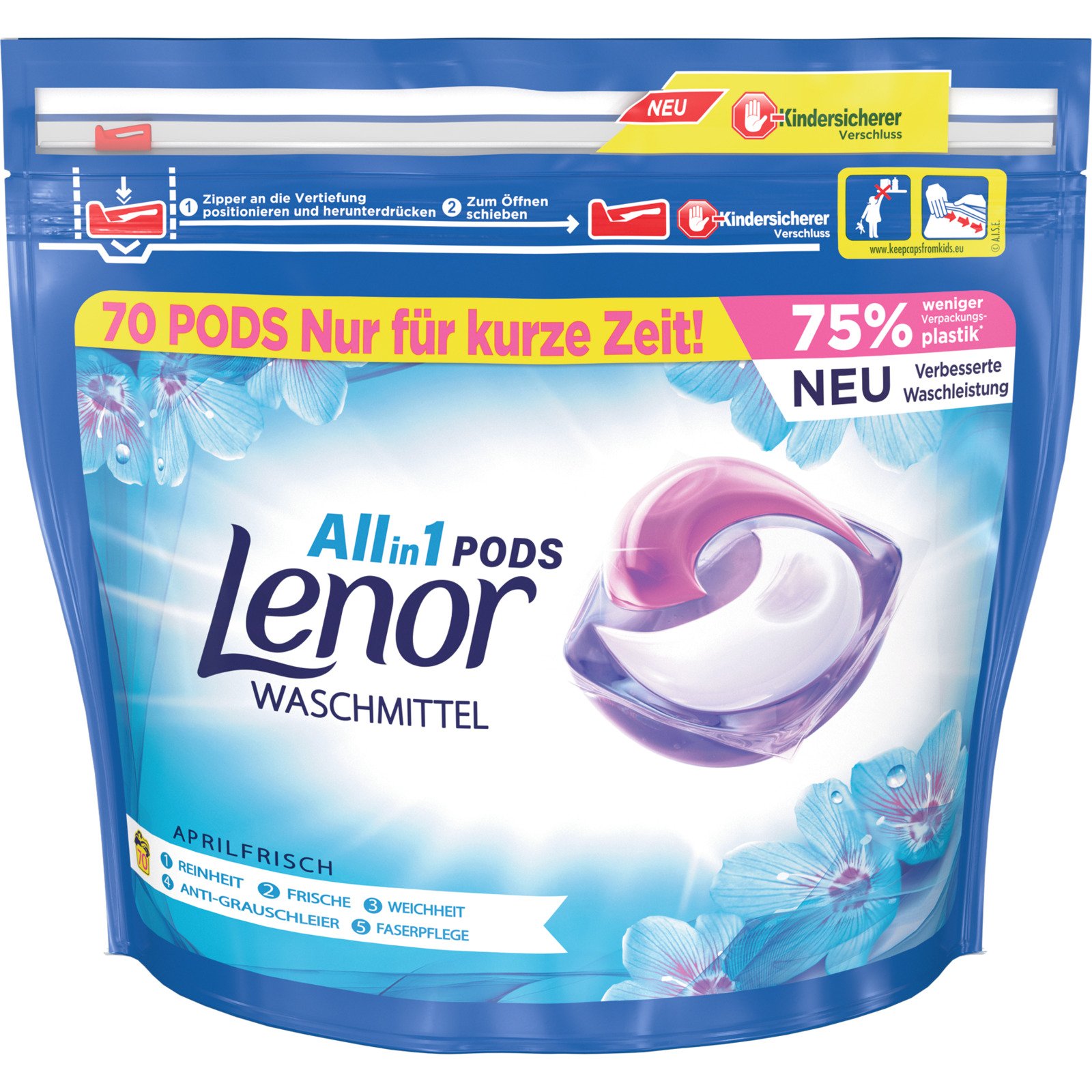 Lenor Pods Aprilfrisch 70WG
