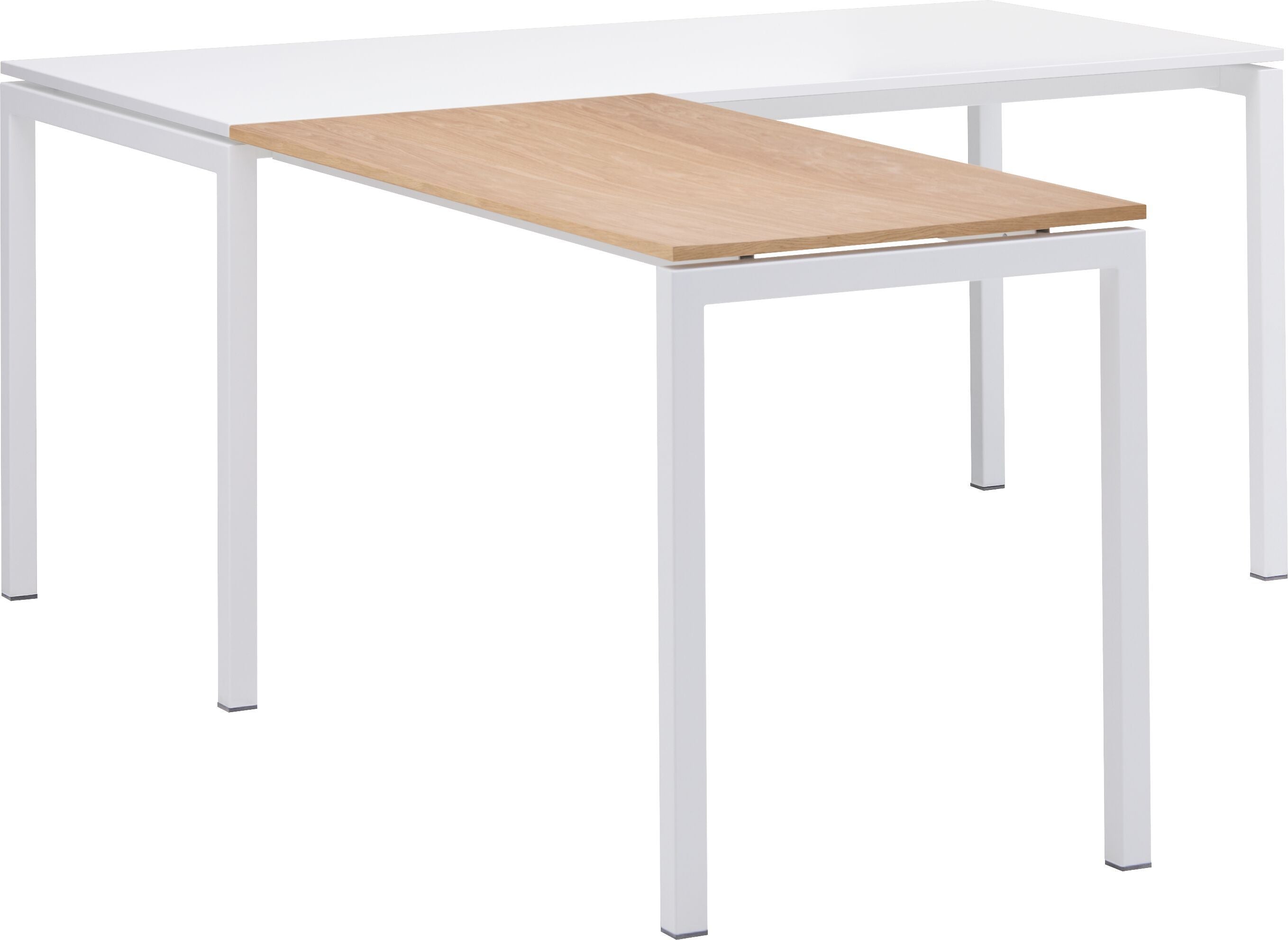 OFFICE X Eckschreibtisch - Weiss / B: 160.0 cm x T: 200.0 cm x H: 73.3 cm