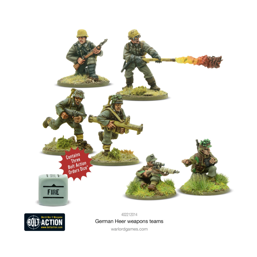 Bolt Action - German Heer Weapons Teams