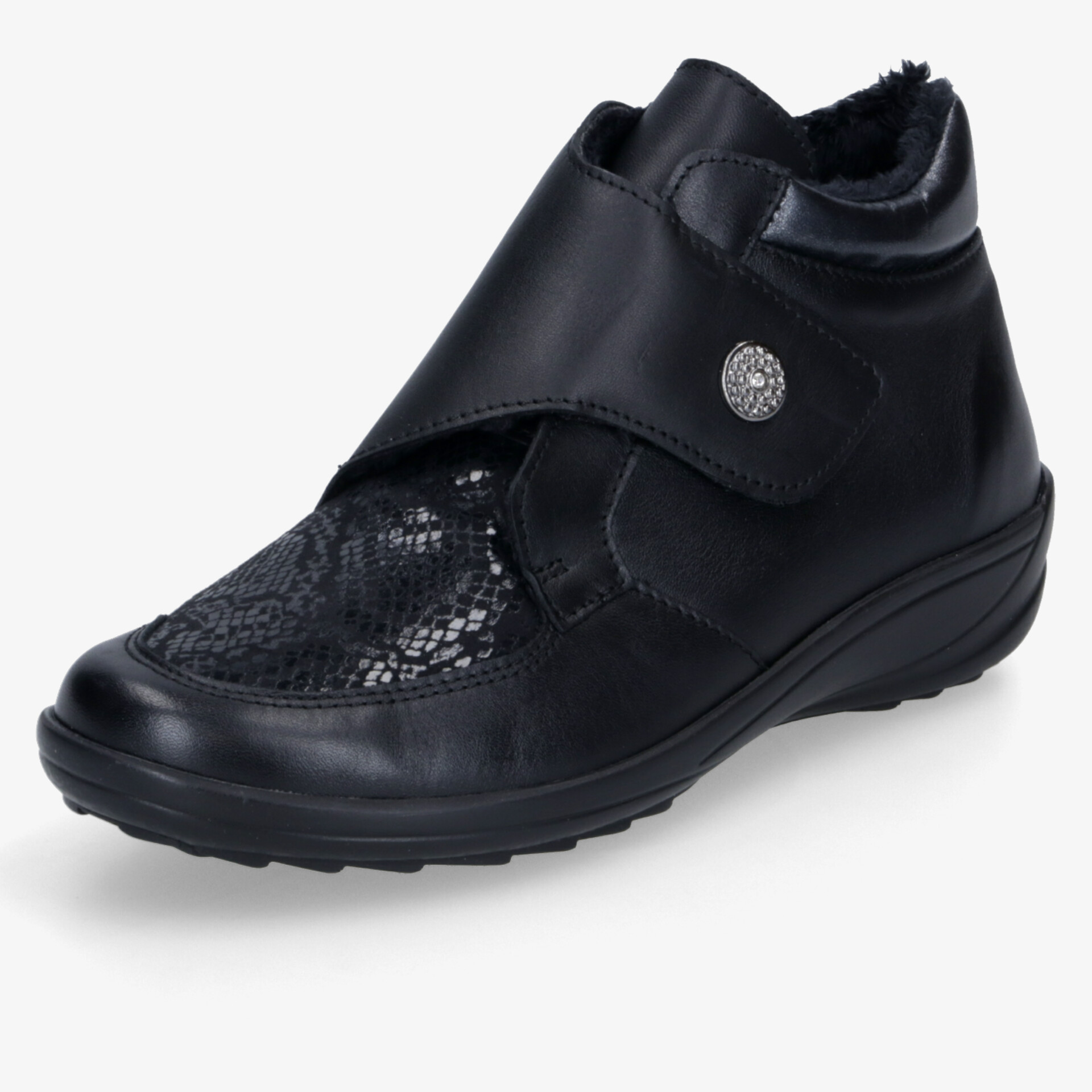 COMFINO Damen Stiefeletten schwarz
