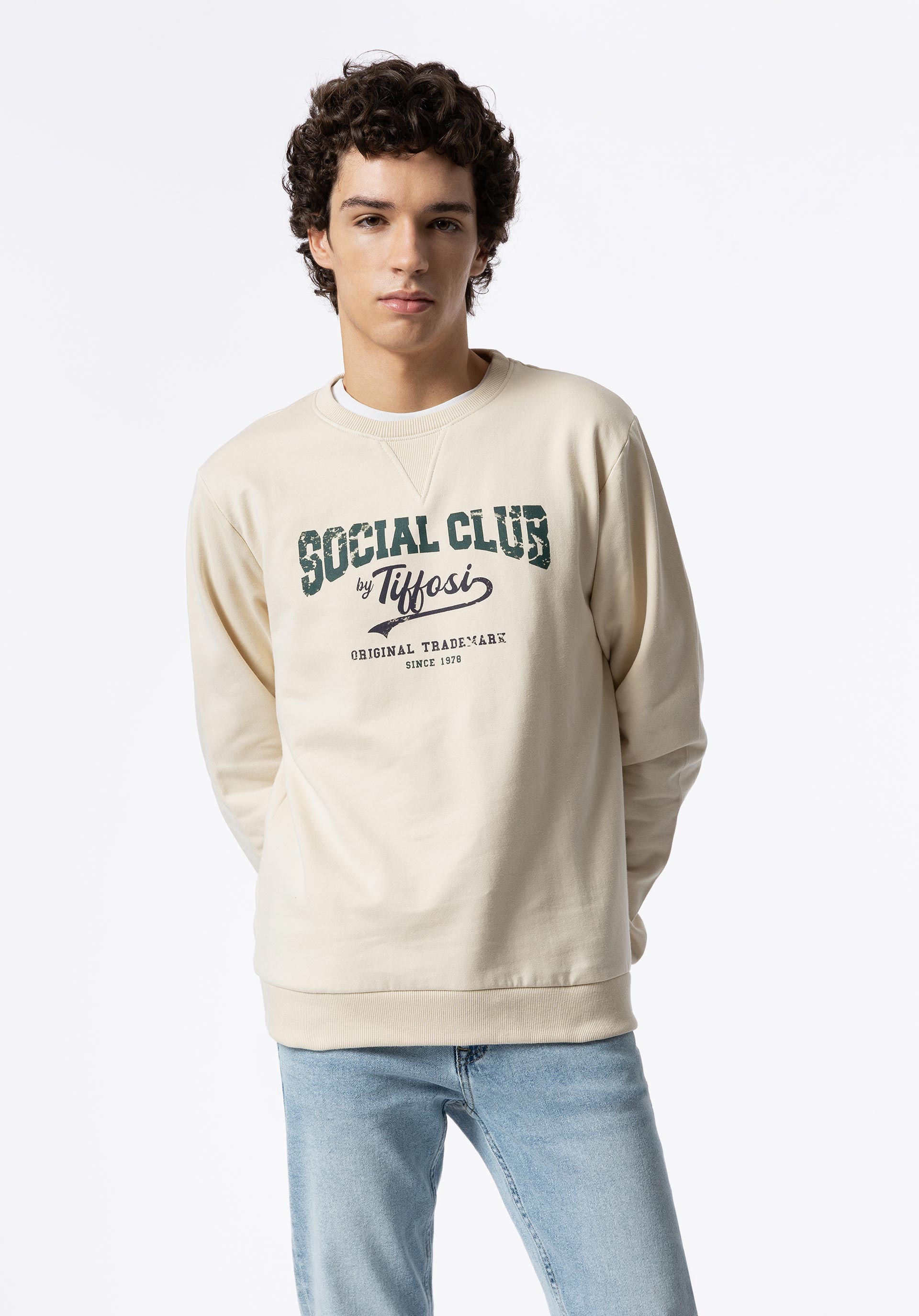 Sweatshirt com Estampado Frontal
