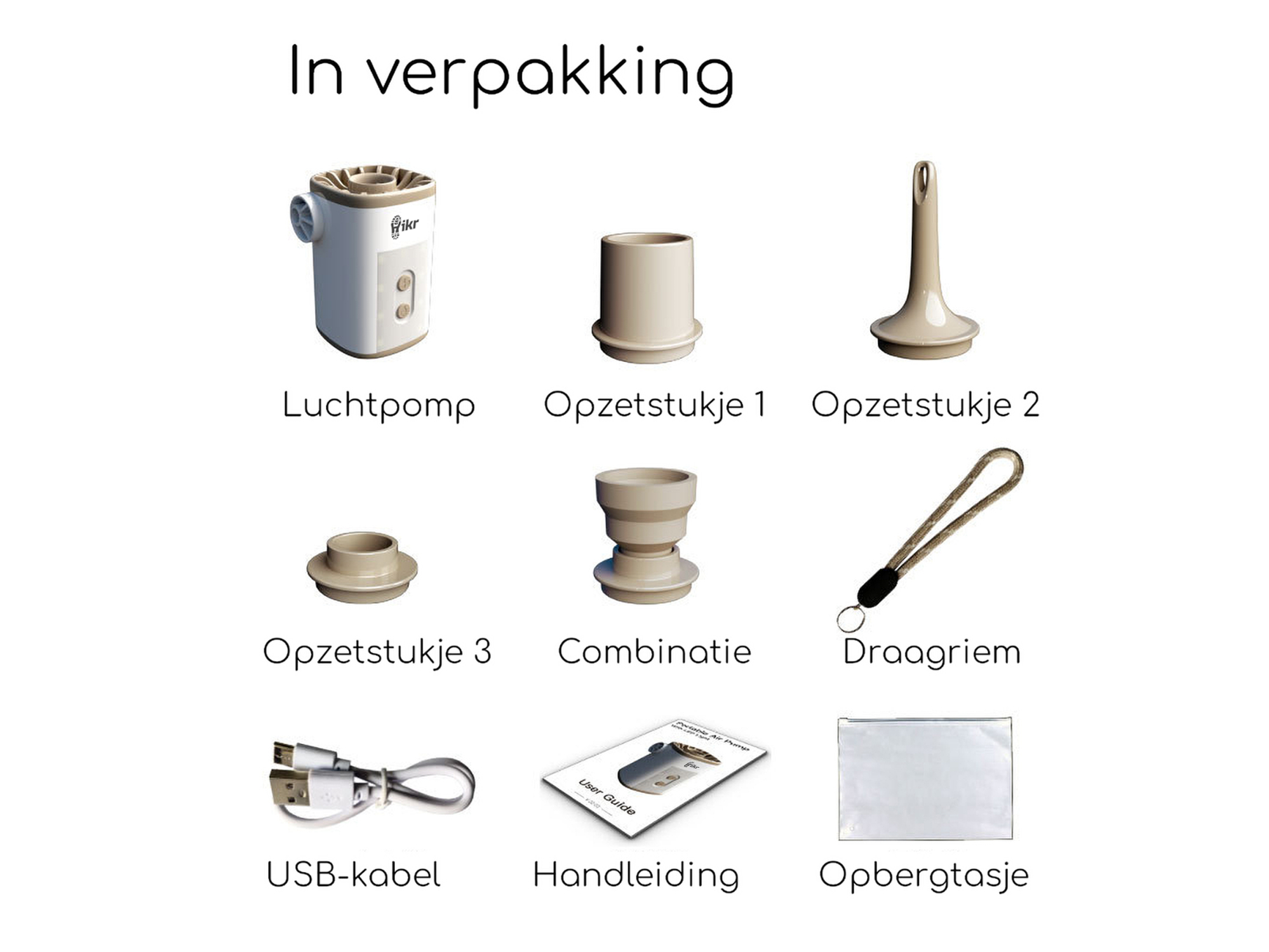 Hikr automatische opblaaspomp