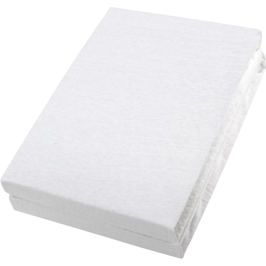 Alvi® Spannbettlaken Doppelpack weißweiß 40 x 90 cm