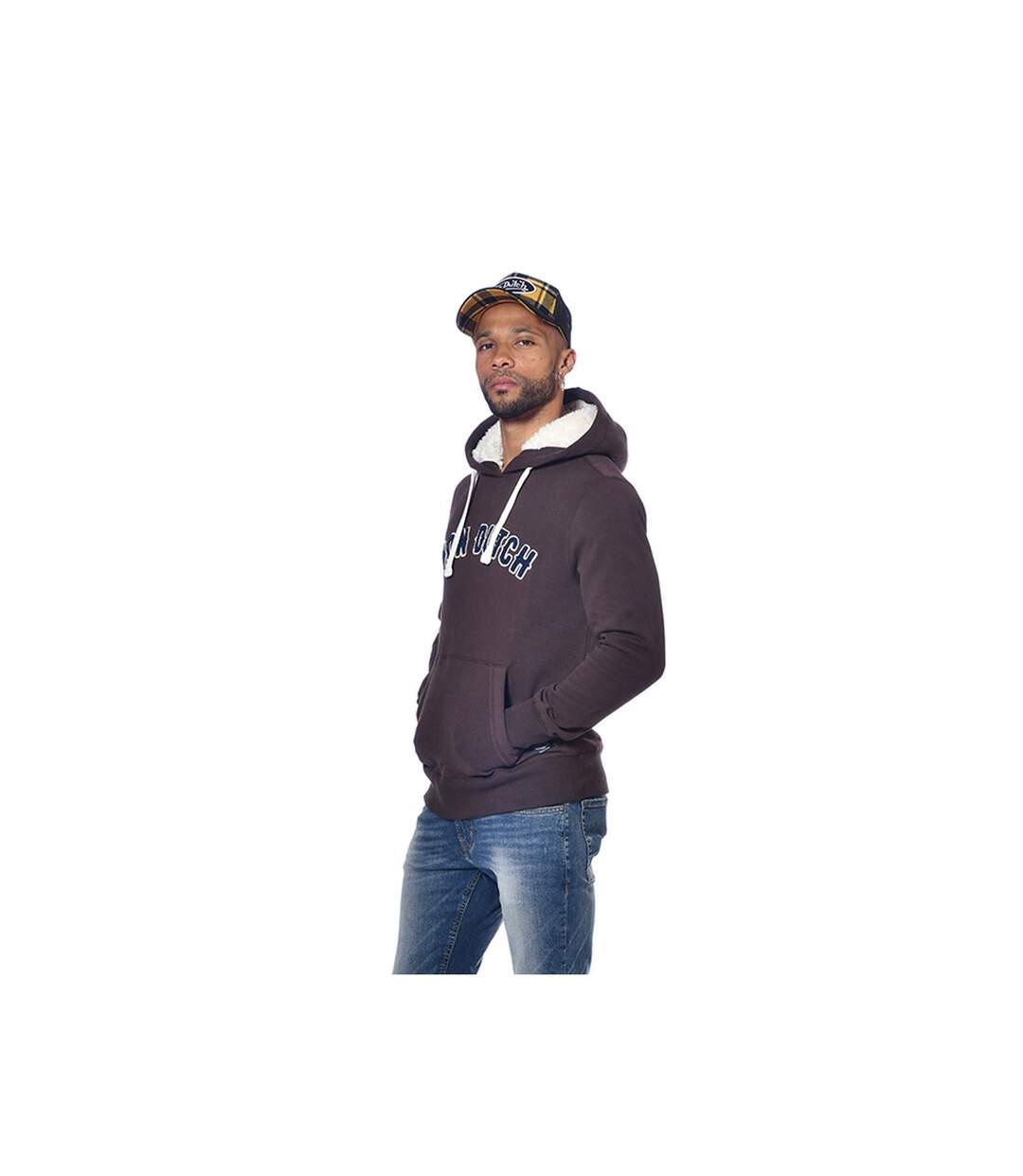 Sweat à capuche doublure sherpa homme Must
