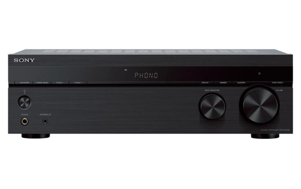 Stereo-Receiver STR-DH190 Schwarz<br>Stereo-Receiver mit Phono-Eingang und Bluetooth