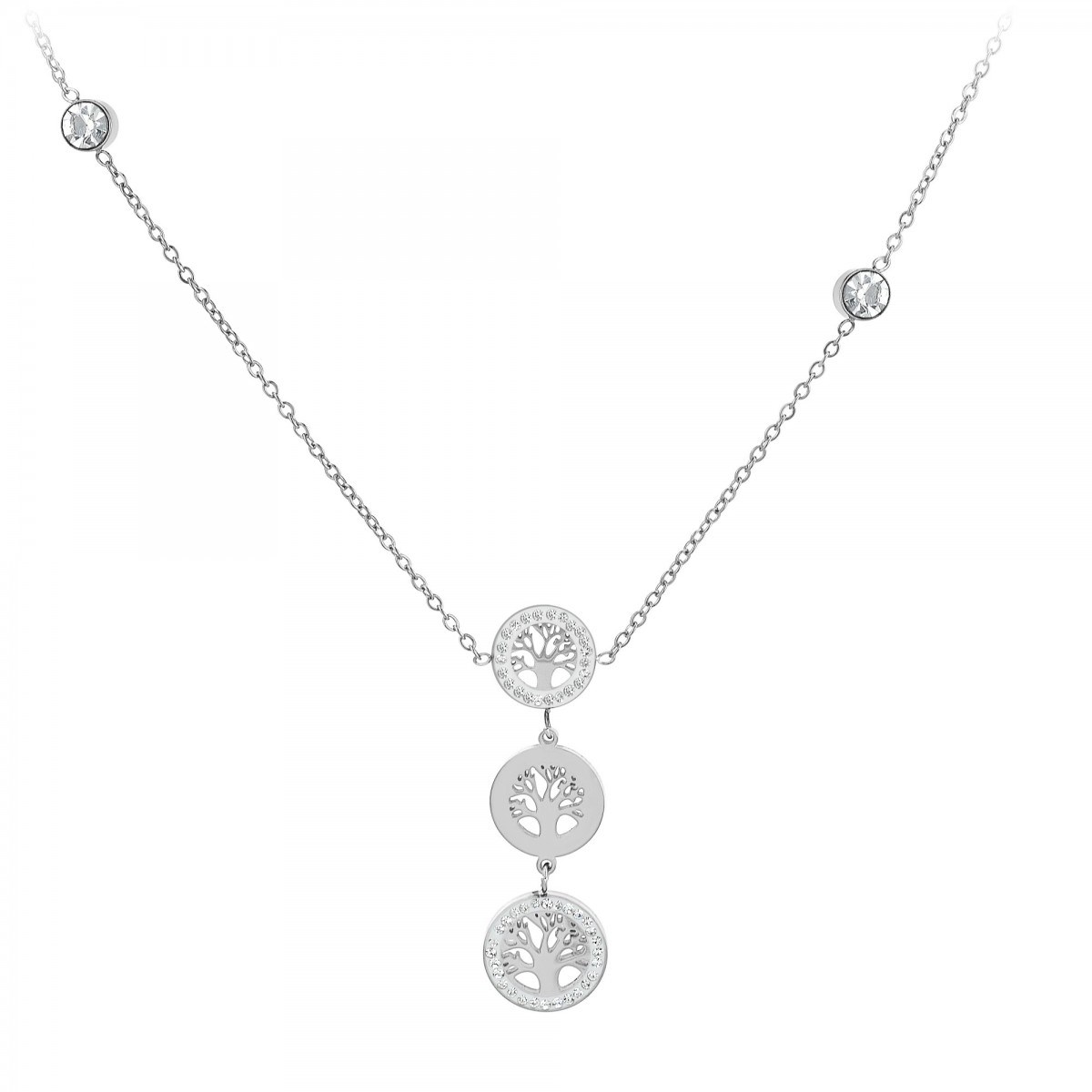 Collier arbre de vie SC Crystal orné de Cristaux scintillants