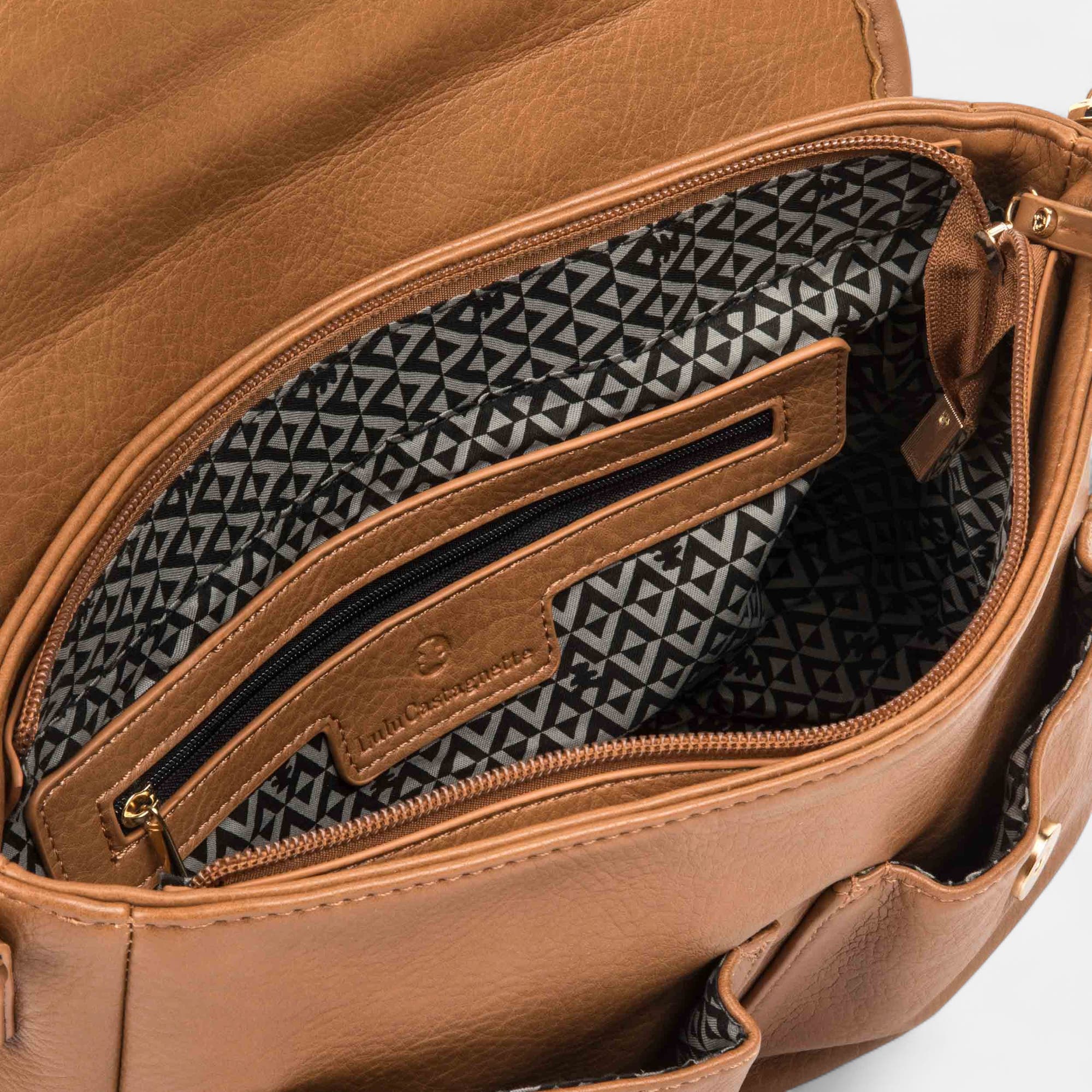 Sac bandoulière cognac
