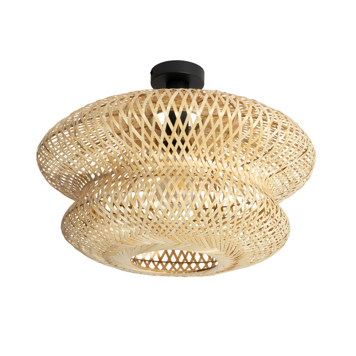 Oosterse plafondlamp bamboe - Ostrava Double