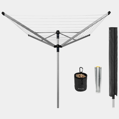 Droogmolen Lift-O-Matic Advance, 60 meter met metalen grondanker, door