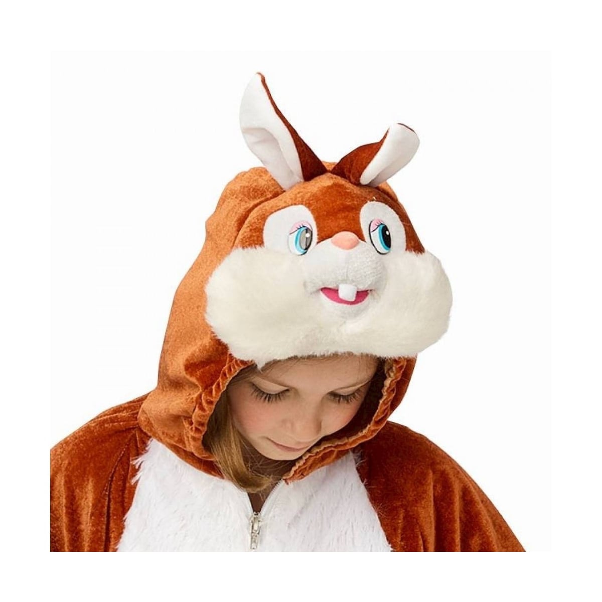 Barnedrakt kaninbrun (104 cm)