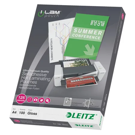 Leitz Laminierfolien A4, 100 Stück