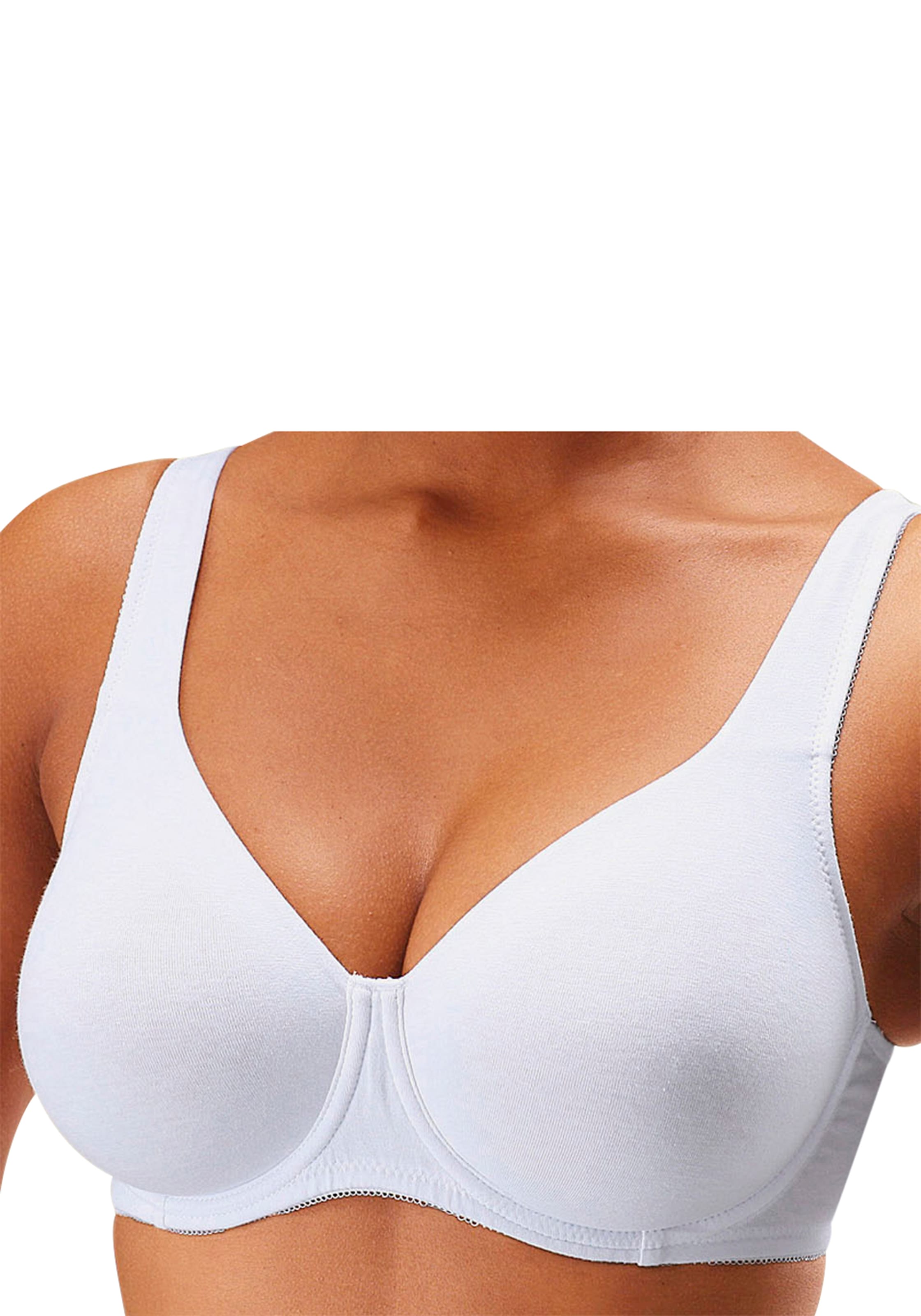 petite fleur T-Shirt-BH, 2 Stücker Packung, mit Bügel, ohne Schale