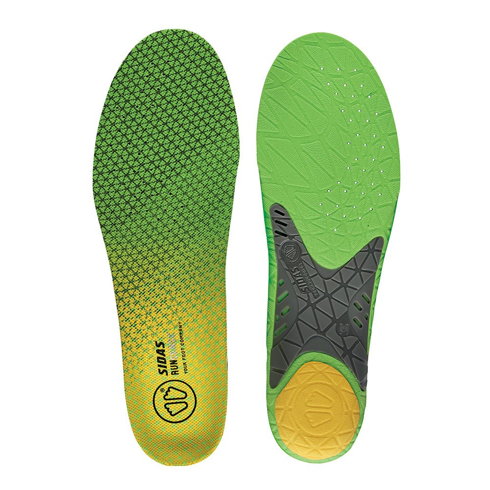 Sidas 3D RUN SENSE V2 - Semelles green/black/yellow