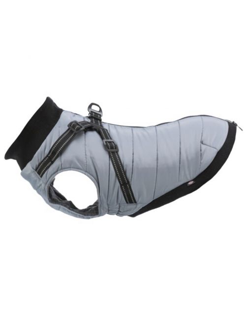 Trixie Jas Pontis Met Tuig Grijs - Hondenkleding