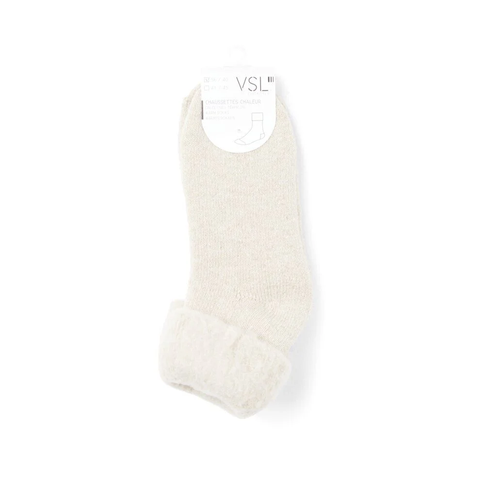 Chaussettes chaudes femme polyester et spandex 36/40