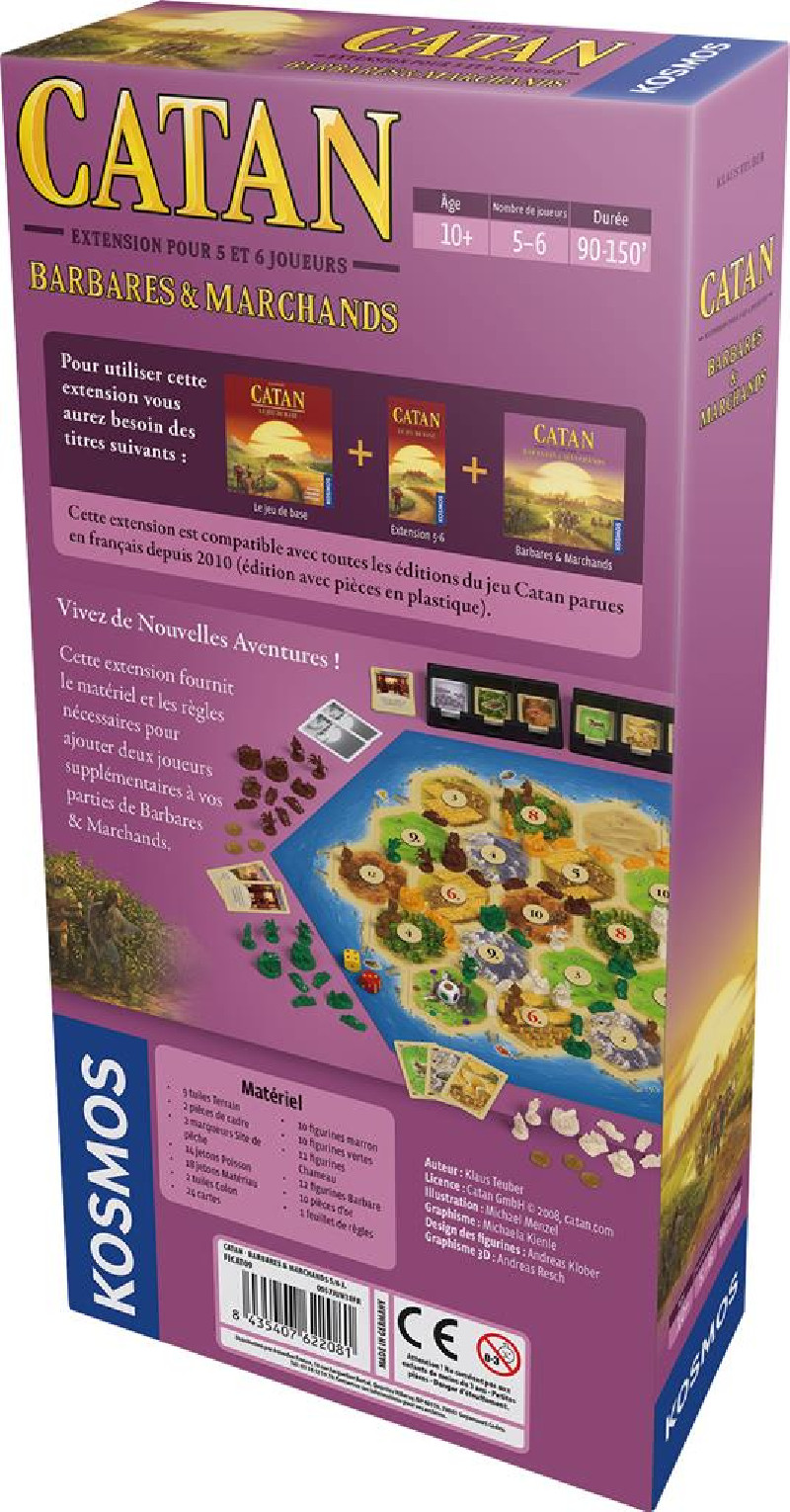 Catan - Barbares et Marchands - 5/6 joueurs