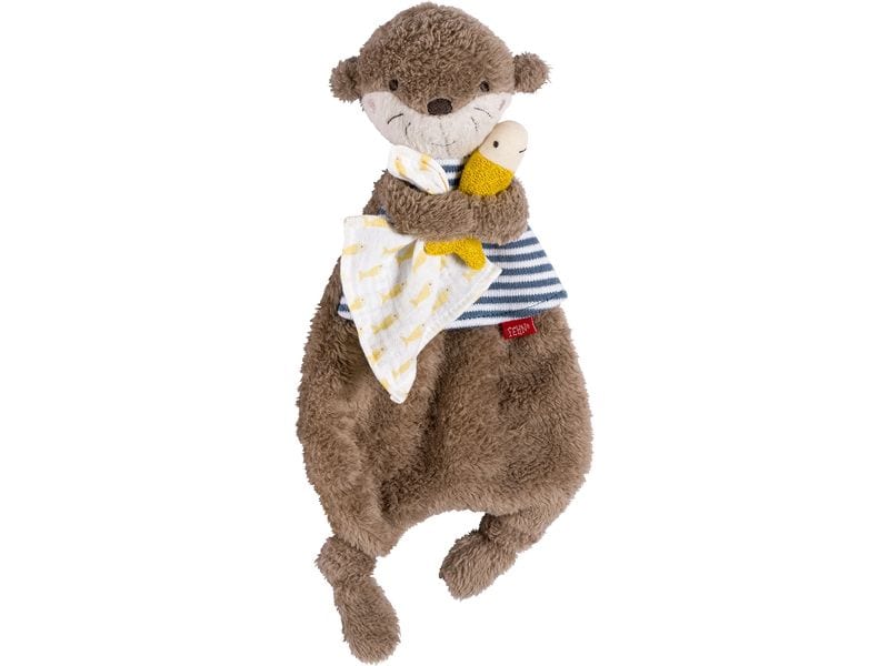 fehn Schmusetuch Otter Spielkamerad und Einschlafhilfe für Babys