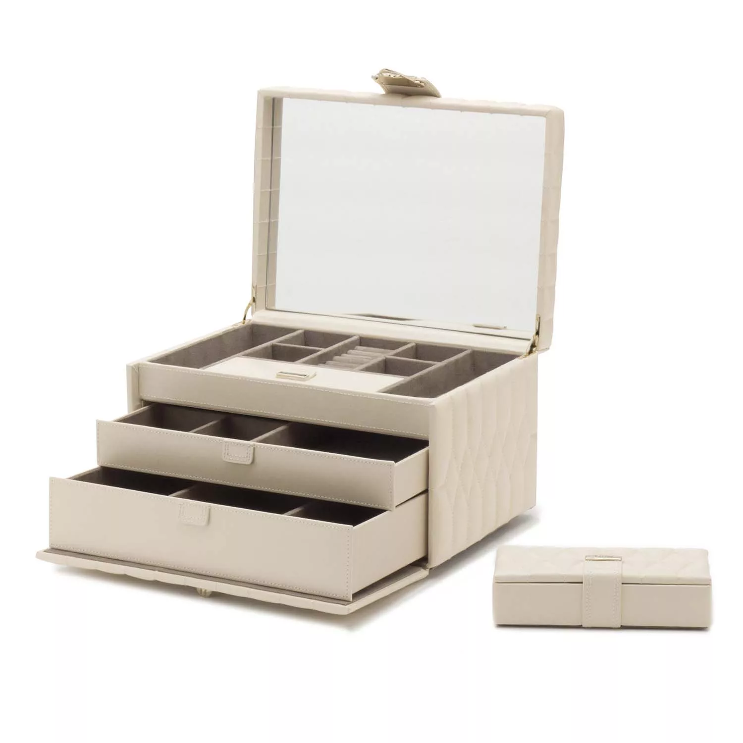 Wolf Caroline Medium Smykkeskrin Beige 329753