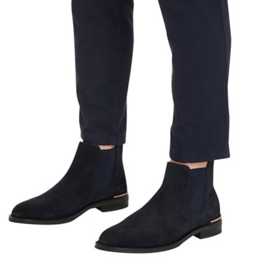 Boots homme Core Rwb Hilfiger Suede Chelsea TOMMY HILFIGER
