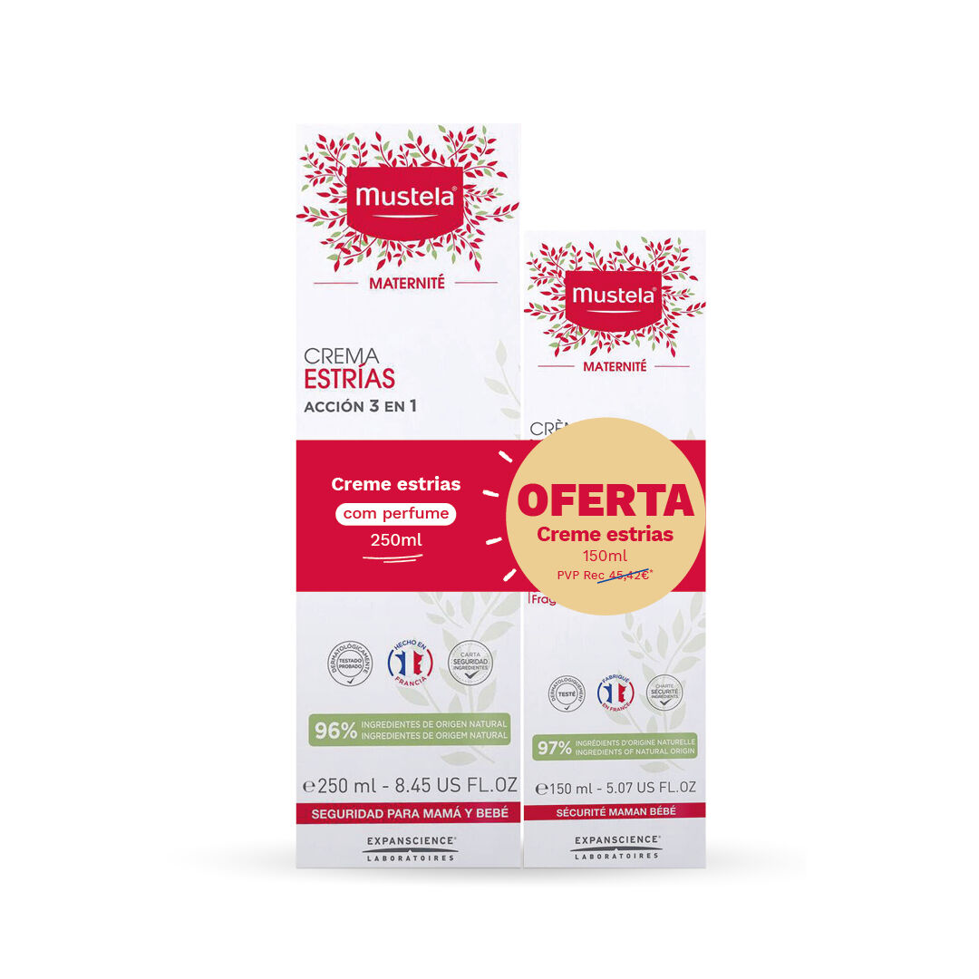 MUSTELA  Creme Estrias 3em1 (250ml+150ml) - 400ml