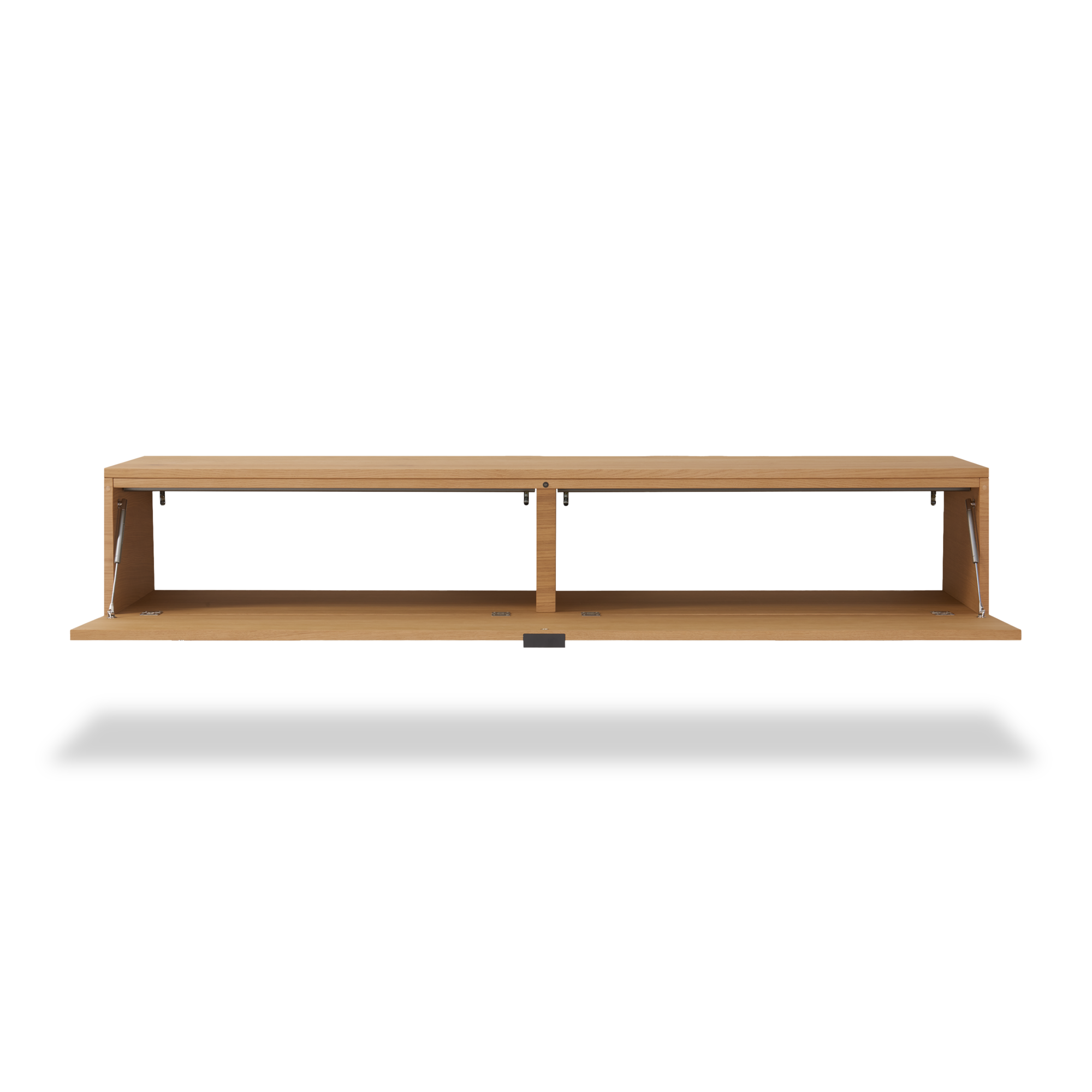 Tv meubel Woody hangend met klep 180 eiken