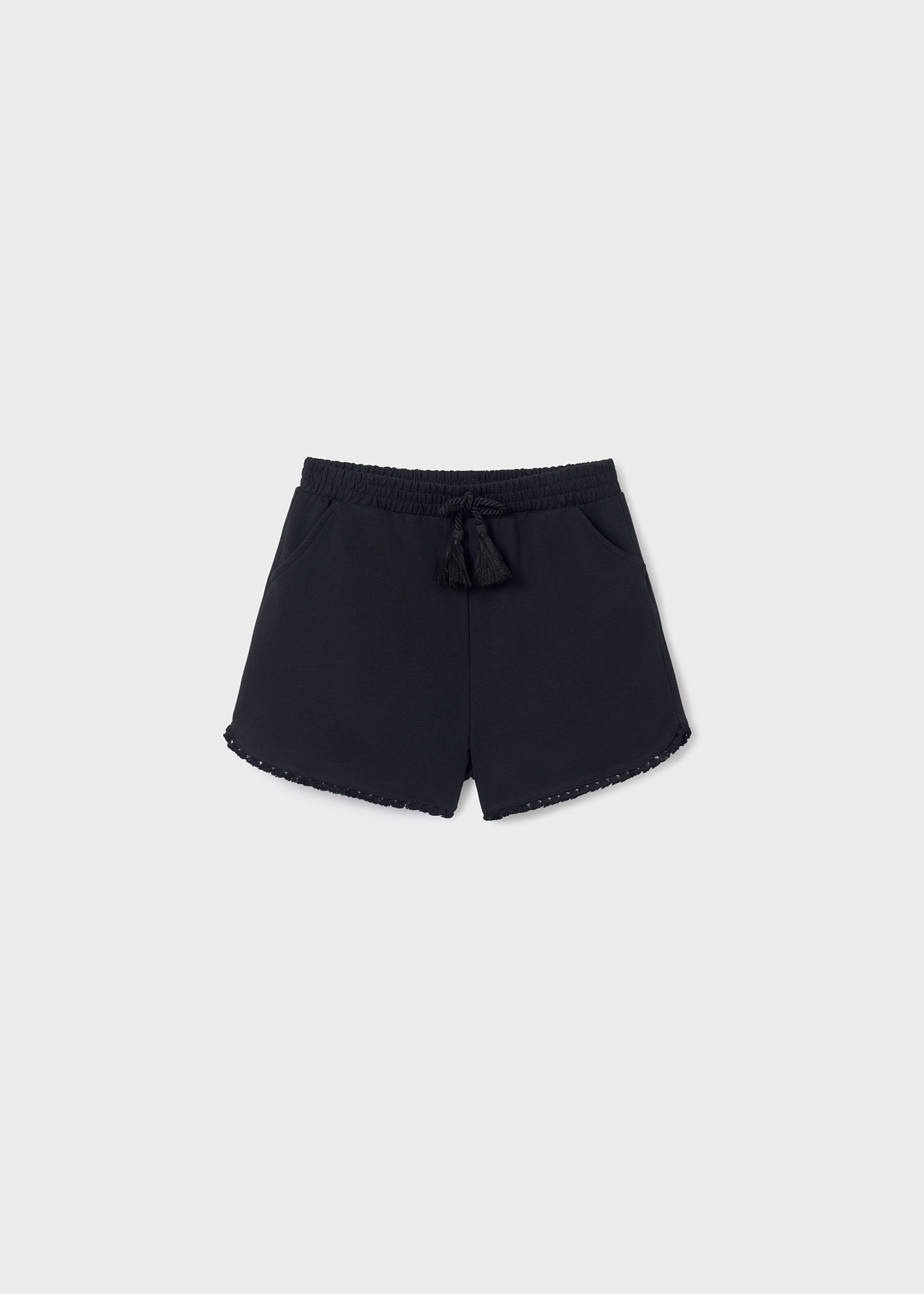 Shorts de lã Better Cotton para meninas, cor canela.