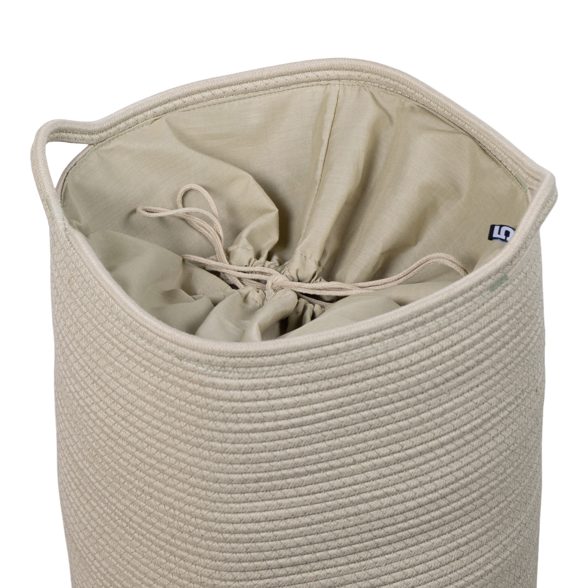 Wasmand katoen pistachio green Ø35 cm