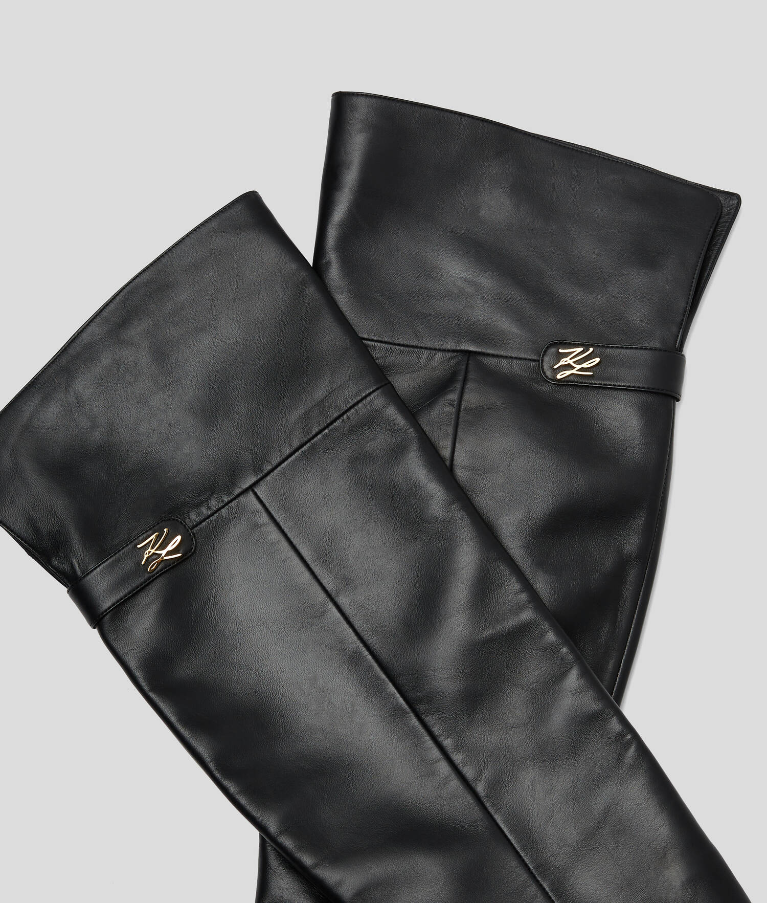 BOTTES À TALONS PYRAMIDAUX KARL STUDIO
