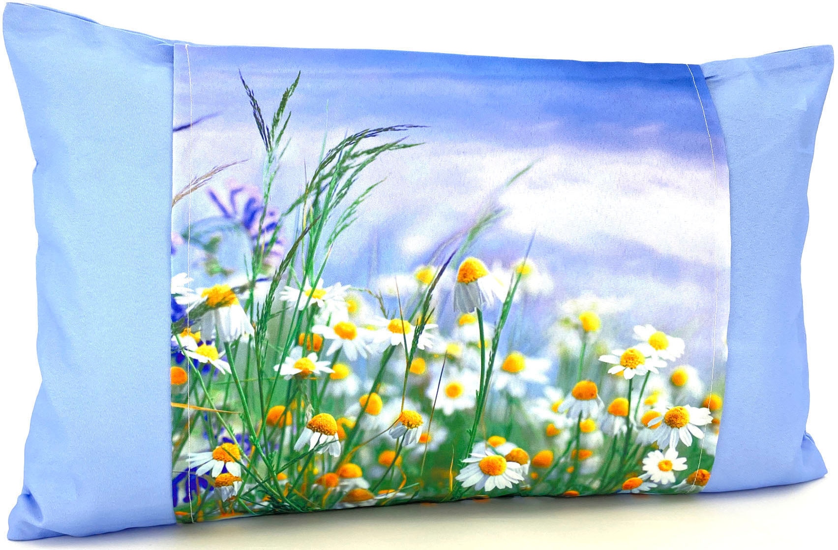 Weckbrodt Kissenhülle »Blumenwiese« Lotus-Effekt, Garten, Blumen, Kissen