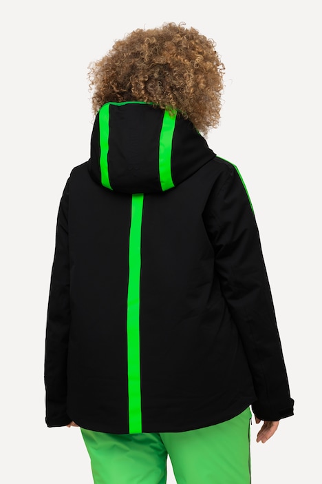 Performancejacke, Stretch, wasserdicht, 2-Wege-Zipper, Klettriegel