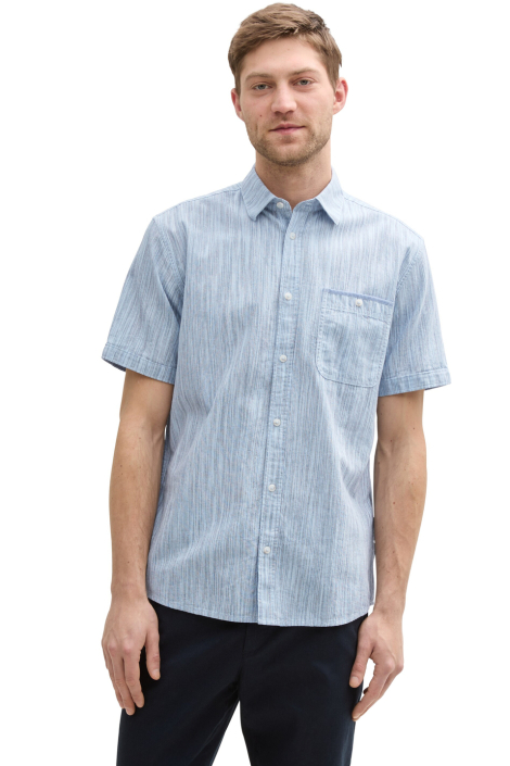 Tom Tailor blauwe heren overhemd