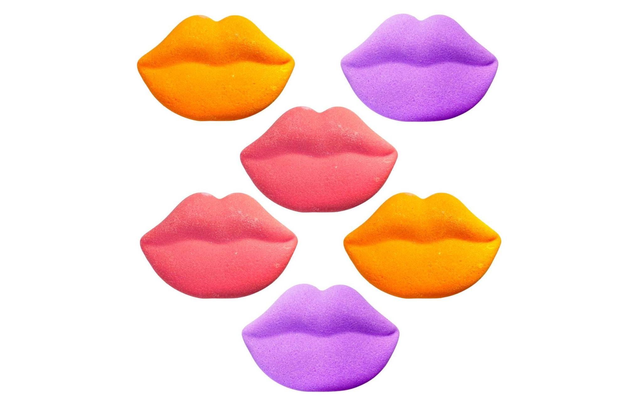 Bodyness Bade-Kisses 1 Stück, assortiertLippenförmige Badebomben