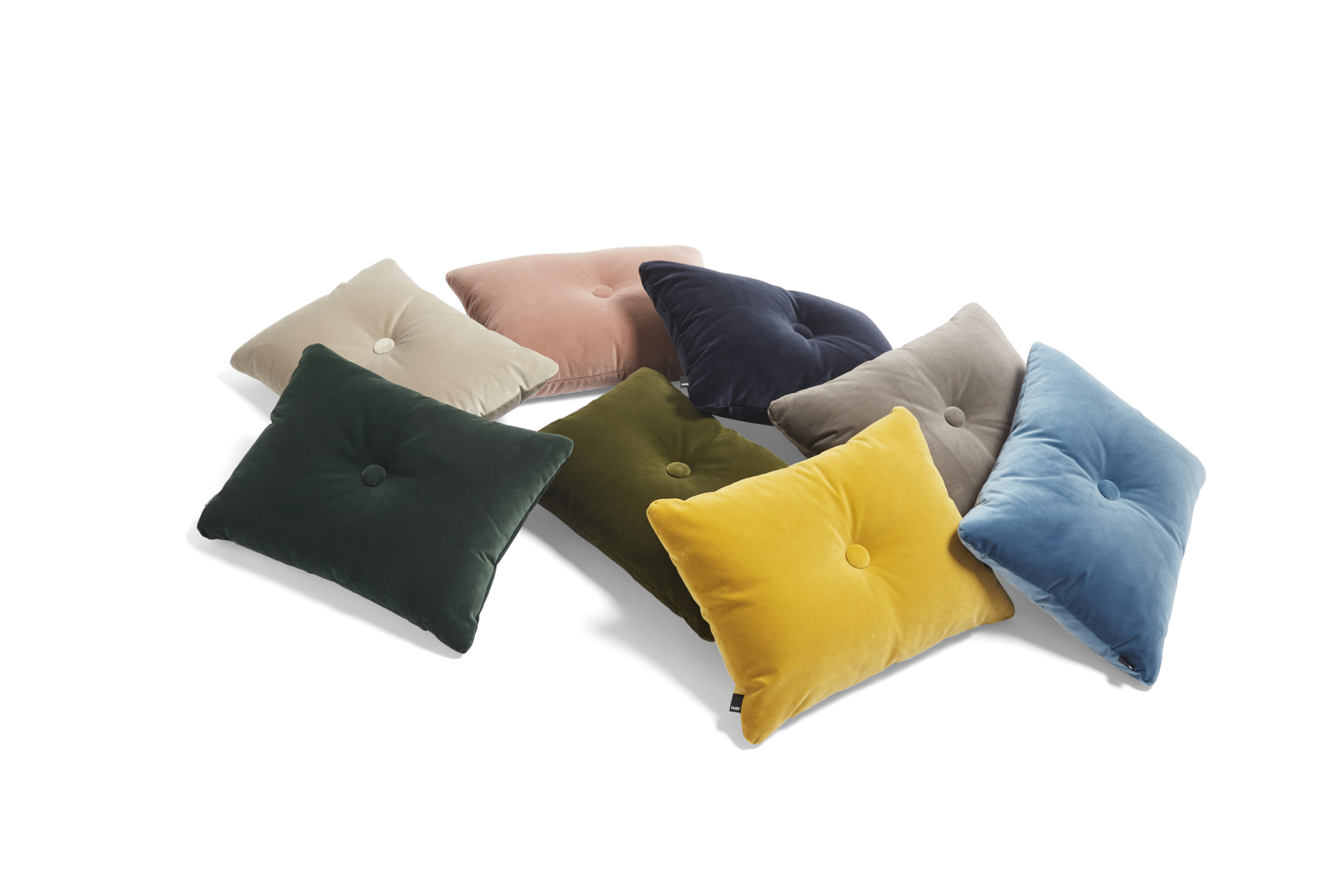Sierkussen Dot Soft 60x45 cm dark green
