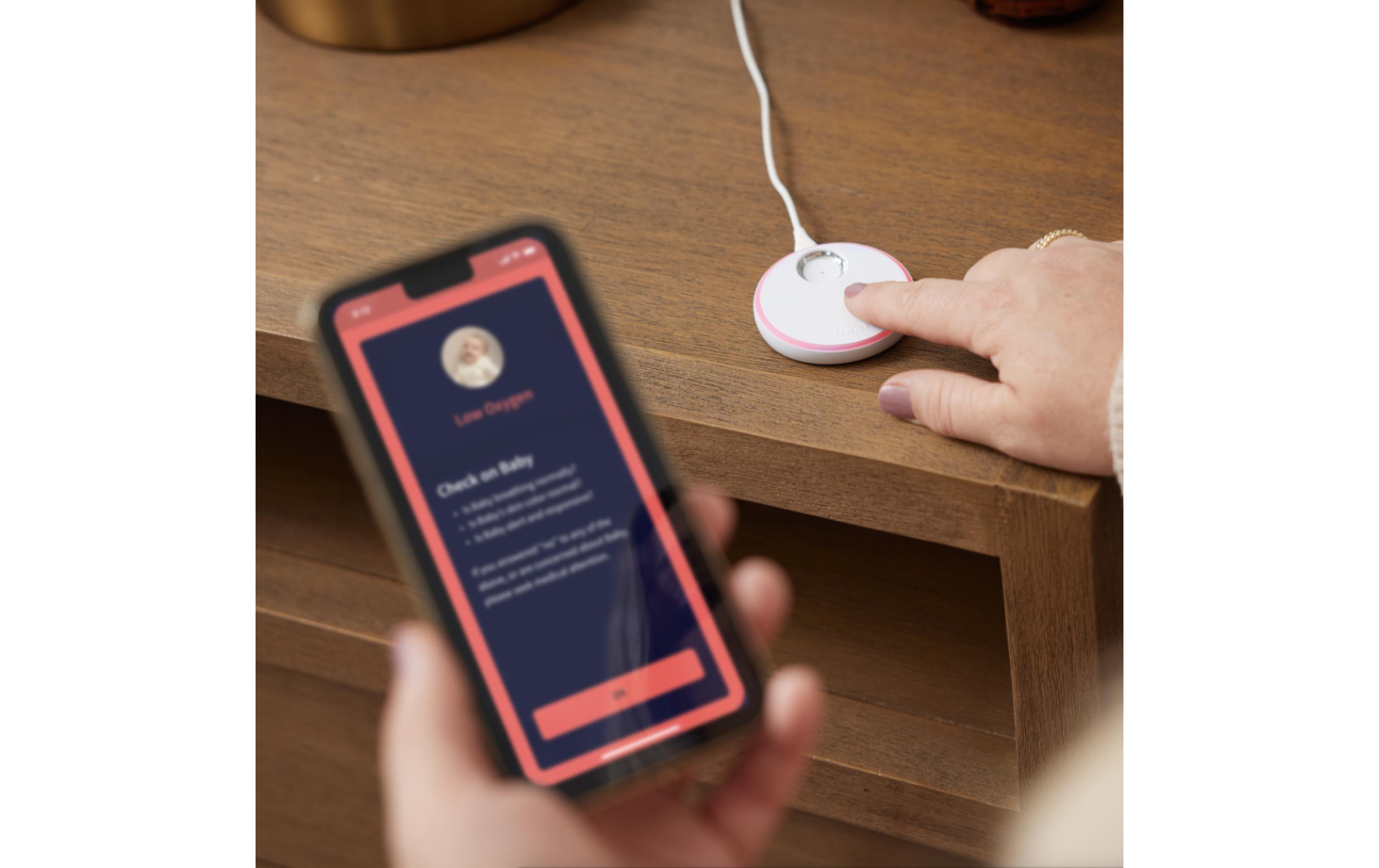 Babyphone Dream Sock + Cam 2 Bundle Edelrosa<br>Medizinisch geprüftes Babyphone mit Kamera