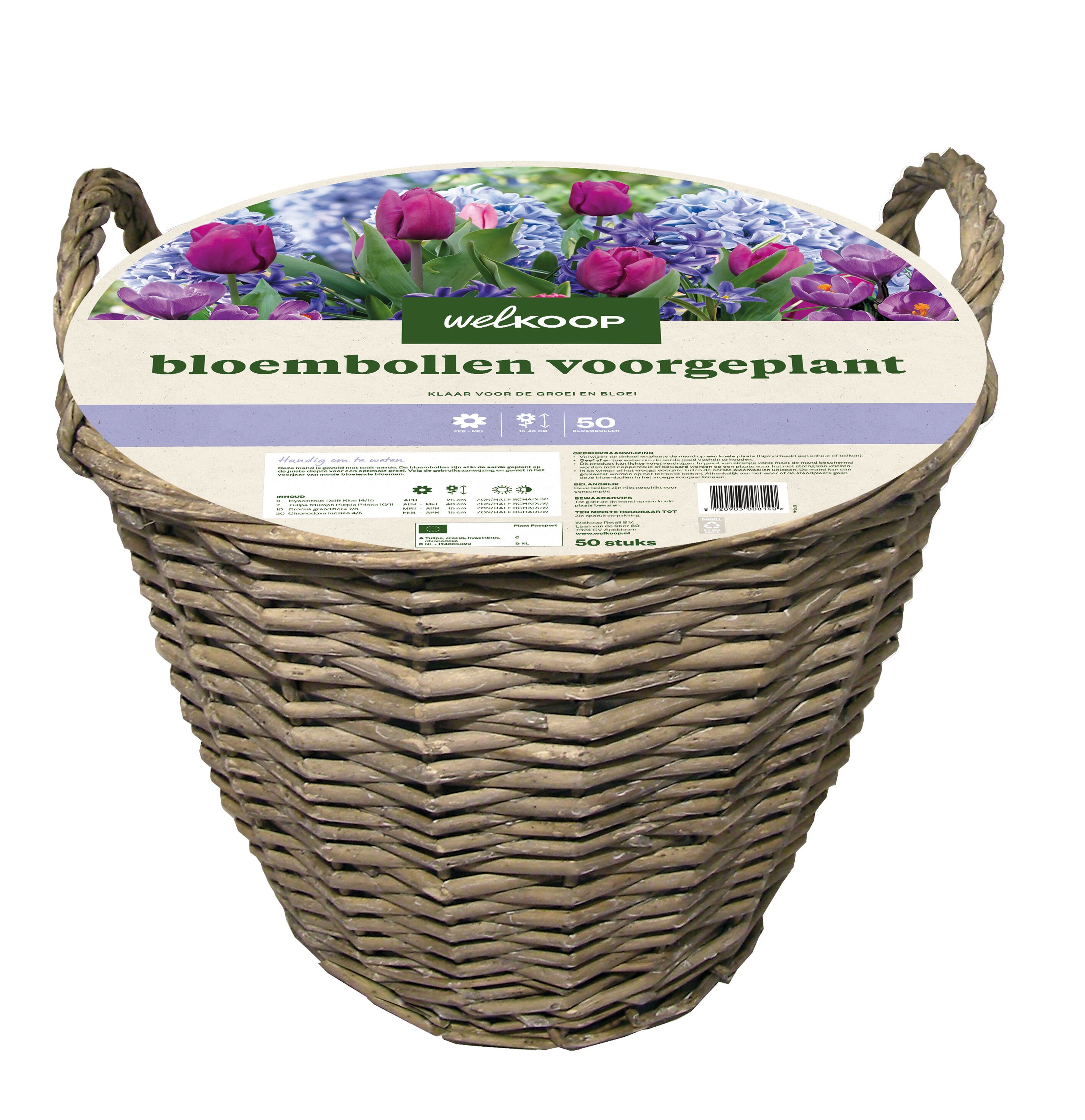 Welkoop Bloembollen mix - in Mand