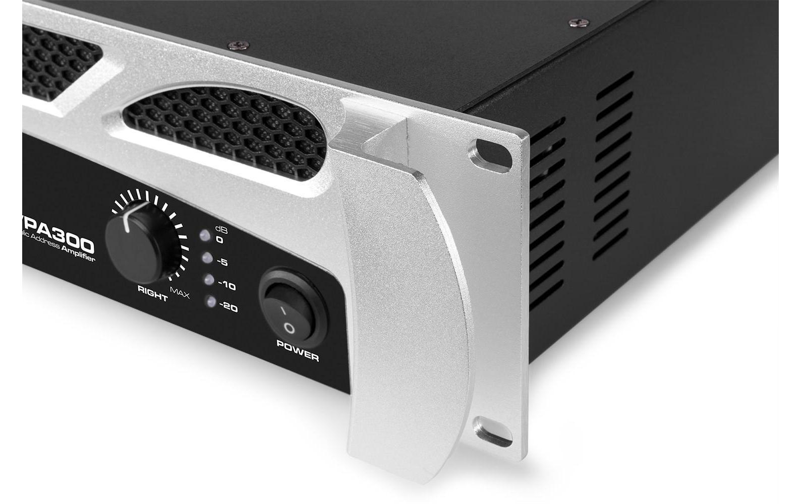 Endstufe VPA300<br>PA-Endstufe mit 2x 150 W MP3, BT, USB