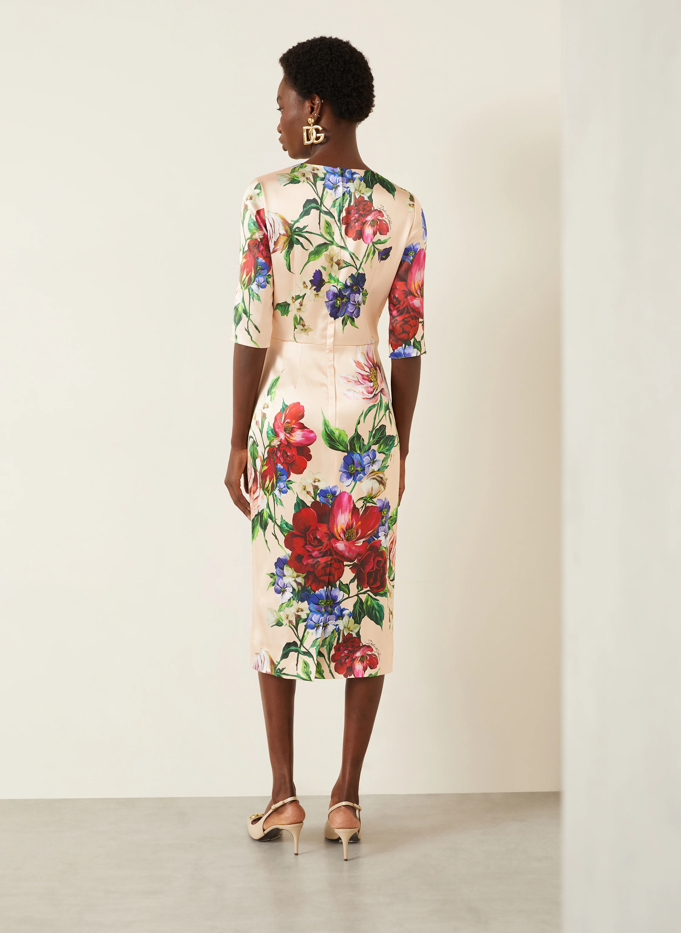 DOLCE & GABBANA Etuikleid mit 3/4-Arm