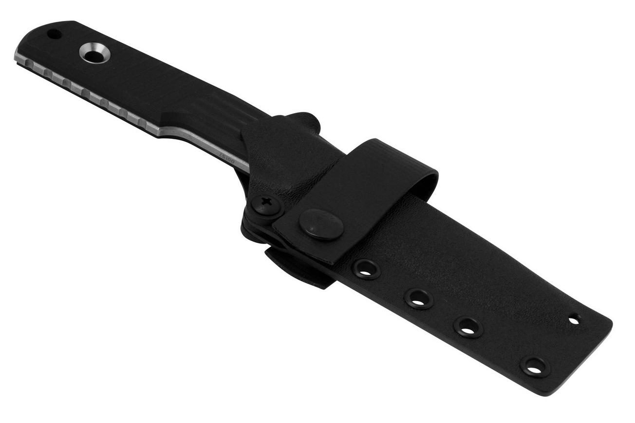 TRC Knives Urban Tactical, Elmax Satin, Black G10 survivalmes
