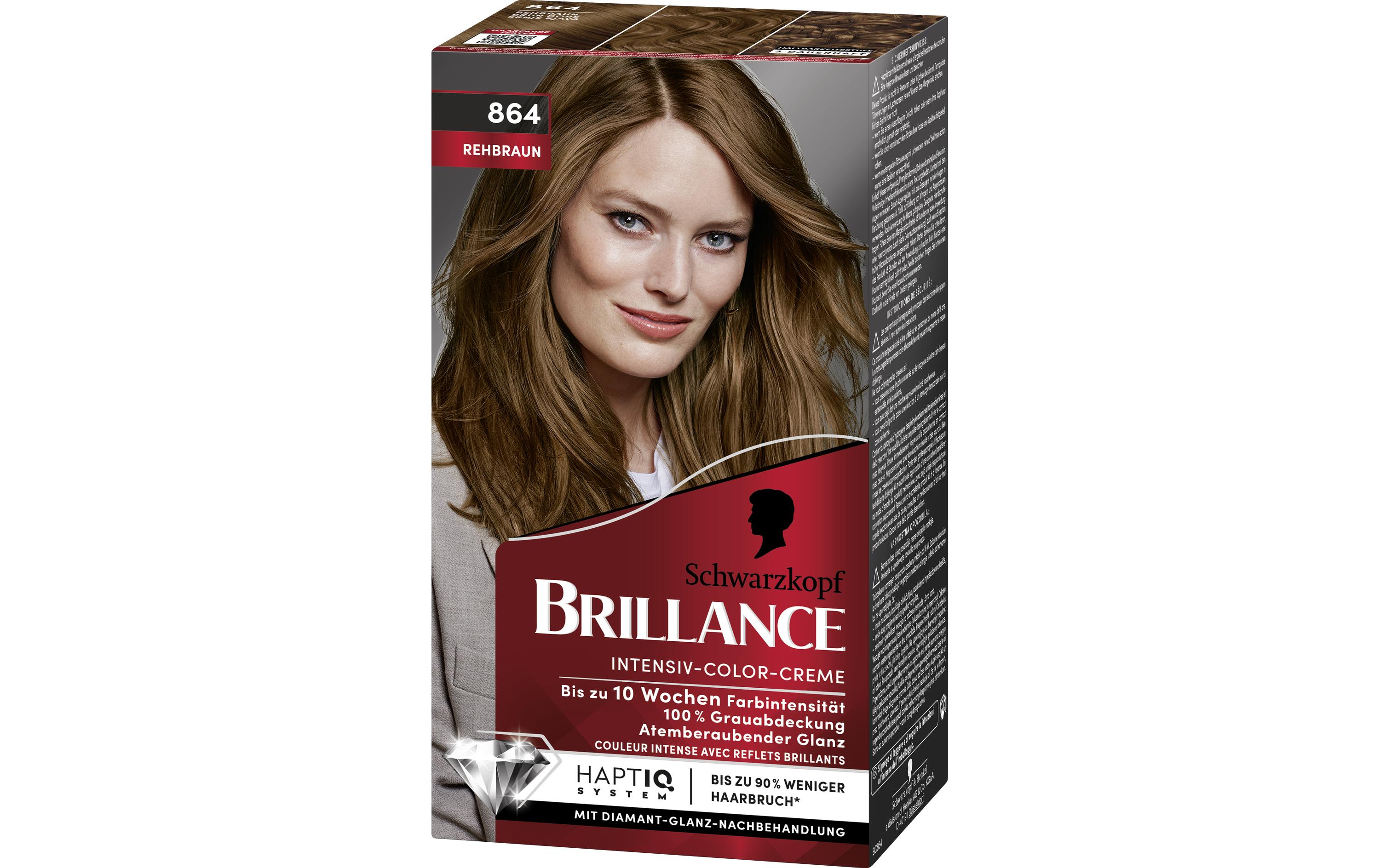 Haarcoloration 864 RehbraunAtemberaubende, intensive Haarfarbe für langanhaltende Farbintensität bis zu 10 Wochen