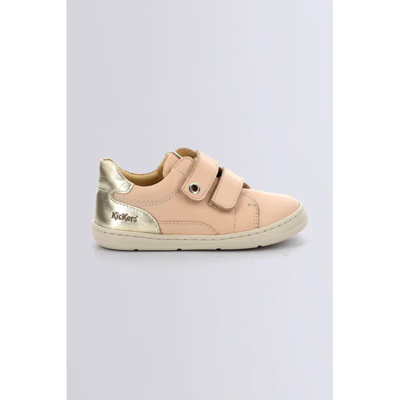 Kickboost Rose clair BASKETS BASSES Cuir Fille