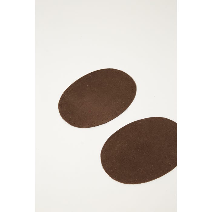 Prym-2 stuks elleboog- en knielapjes imitatie daim 10 x 14 cm