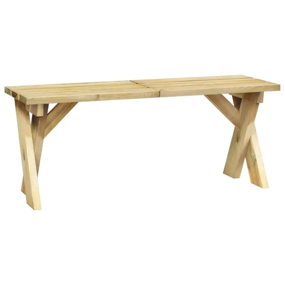 vidaXL - Tuinbank - Grenenhout grenenhout - 110 cm