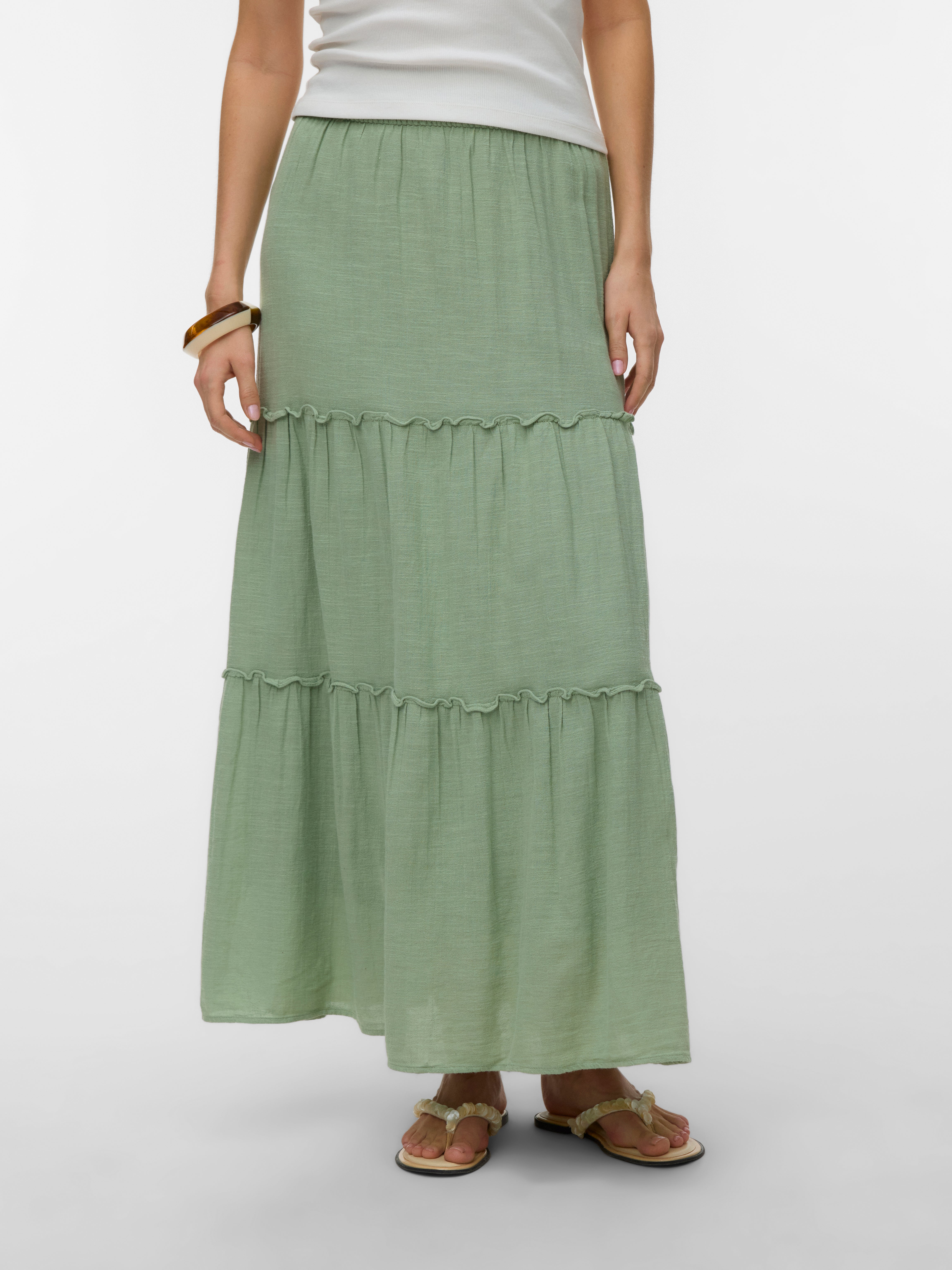 AWKEELEY High waist Lange rok